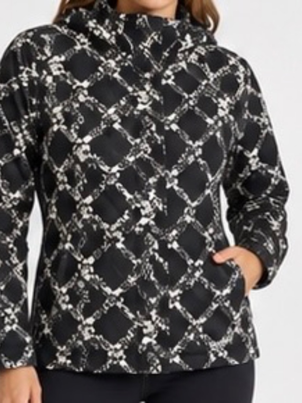 Burton Black & White Printed Ski Snow Jacket size XS